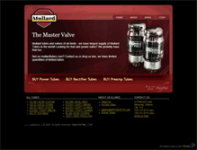 Tablet Screenshot of mullardtubes.com